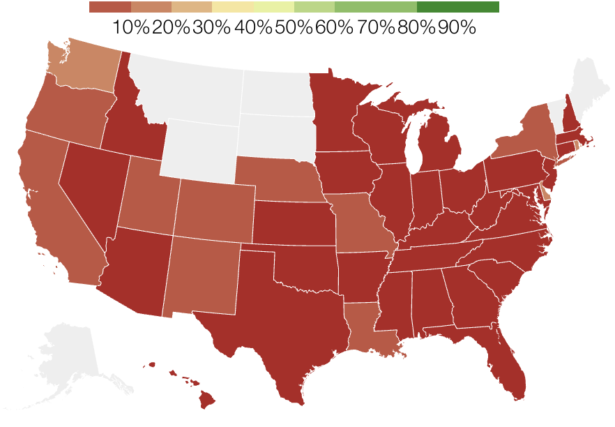 Percent of physicians who believe their region is at or has passed the peak of the outbreak, wave 3